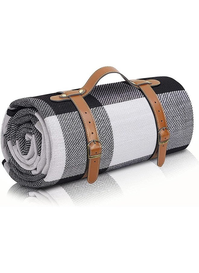 Arabest Portable Extra Large Picnic Blanket, Sand Proof and Waterproof, Lightweight and Foldable, Soft and Durable Outdoor Blanket for 6 to 8 Adults, For Beach, Grass, Indoors  - Image 1