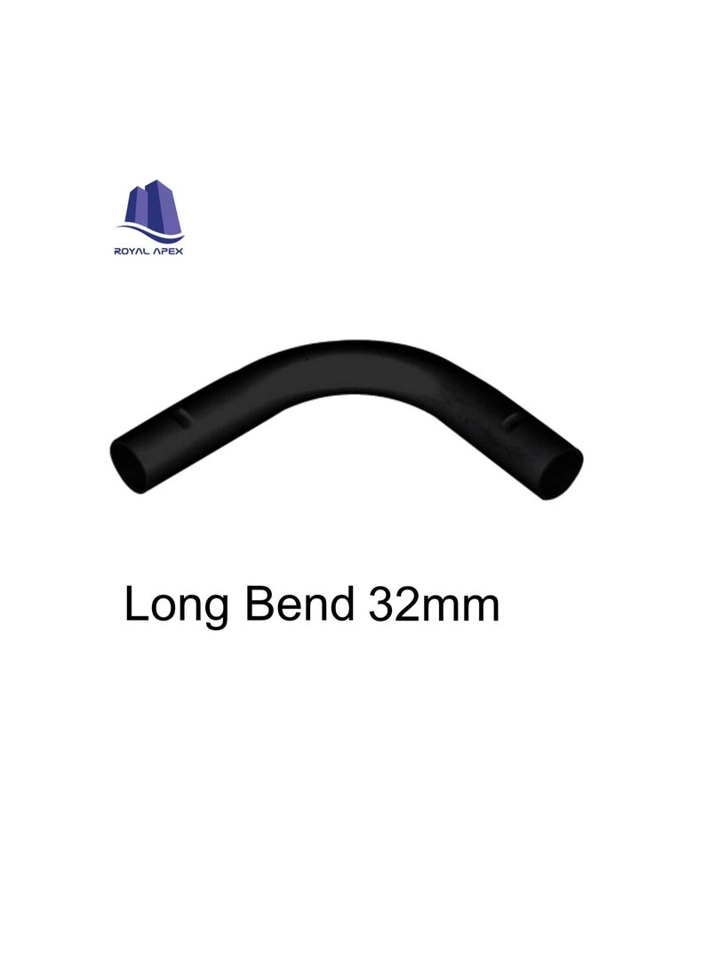 PVC Electrical Conduit Pipe & Fittings for Indoor and Outdoor Electrical Wiring and Cabling (Pack of 10) (32mm, Long Bend) - Image 2