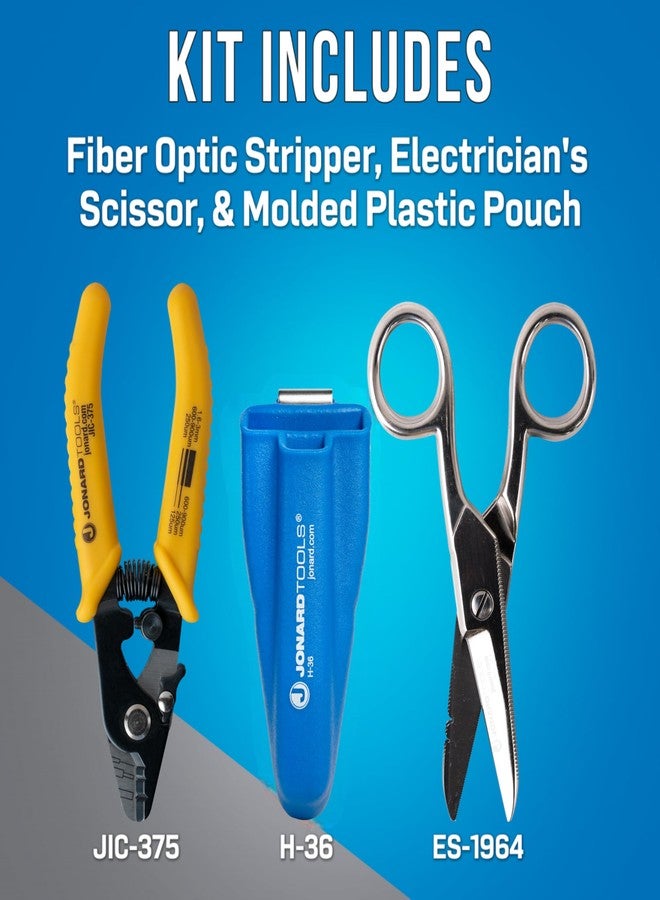 جونارد تولز طقم الألياف البصرية جونارد TK-375 المكون من 3 قطع - Image 2