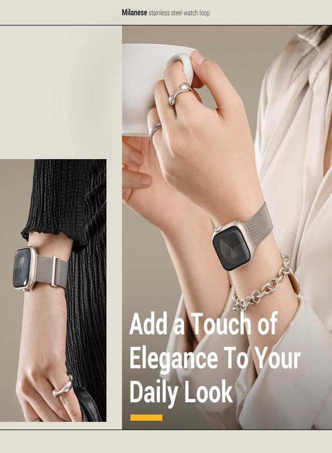 MAGEASY Milanese Band for Apple Watch Series 11, SE3 - Magnetic iWatch Bands for Women, Strong Magnets | for 38mm 40mm 41mm 42mm Apple Watch 1-7/8/9/10/11/SE/SE2/SE3 - Image 3