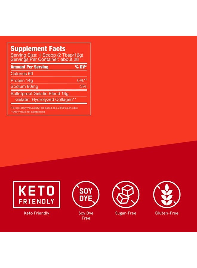 Bulletproof CollaGelatin, Gelatin Enhanced with Collagen Protein, Perfect for the Keto and Paleo Diet Recipes (16 Ounces) - Image 2