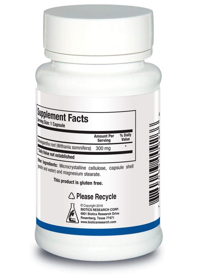 بيوتيكس ريسيرش Biotics Research Bio Ashwagandha 300 جذر أشواغاندا، عشب متكيف، يعزز استجابة الاسترخاء، صحة الغدة الكظرية، وظائف الجهاز المناعي والإدراكي، صحة الدماغ، صحة المرأة 60 كبسولة - Image 2