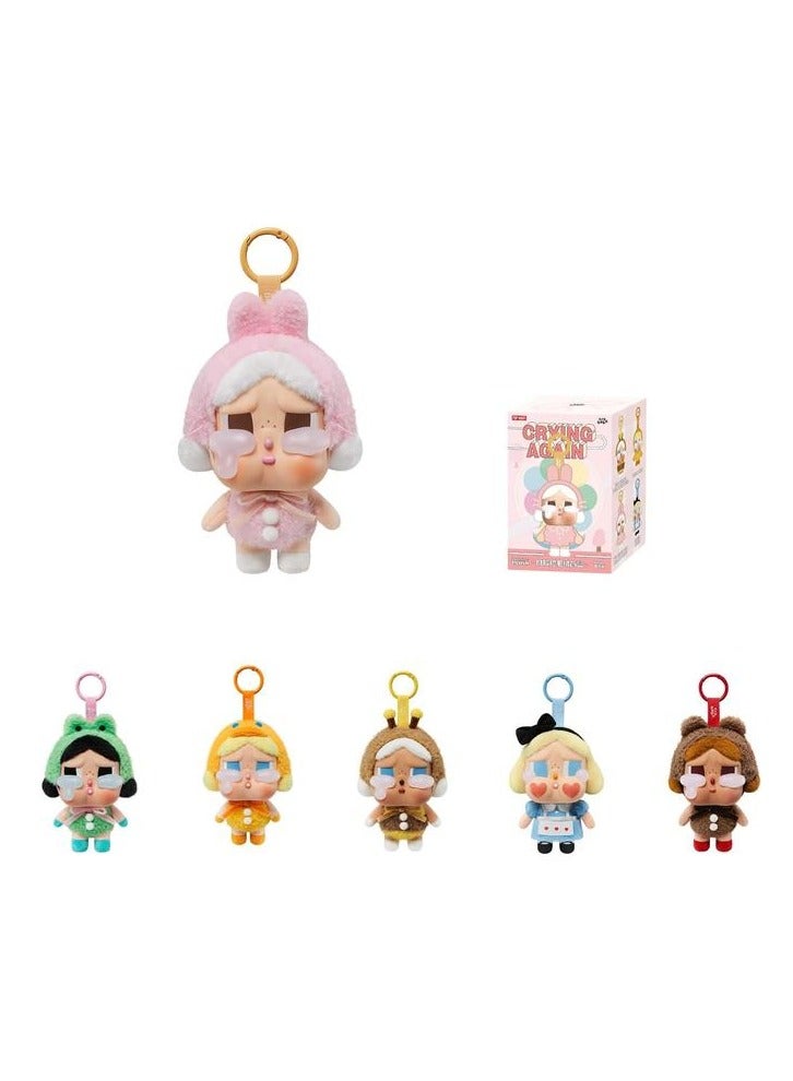 كراي بيبي سلسلة CRYBABY Crying Again - أصلي 100% صندوق أعمى مخملي بوجه من الفينيل - صندوق واحد - Image 1