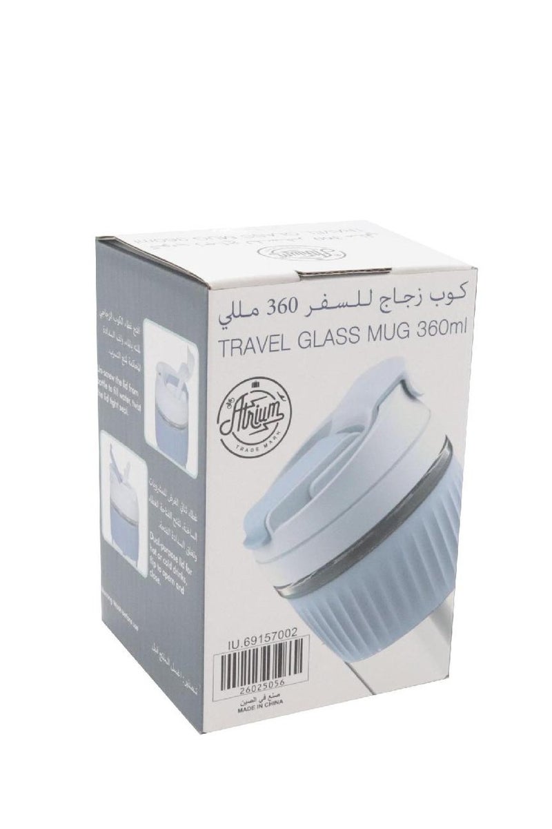أتريوم كوب زجاجي مع غطاء وحامل ساخن/بارد 360.00 مل - Image 3