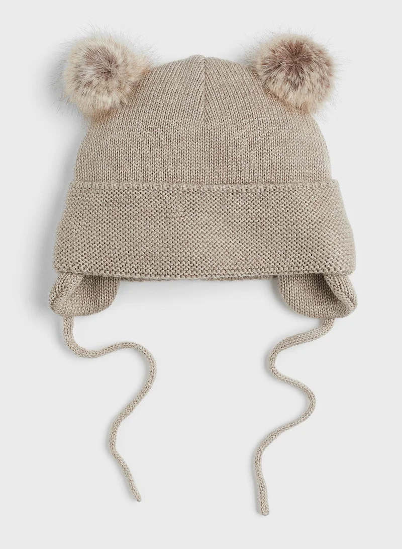 H&M Infant Fleece-Lined Beanie With Earflaps