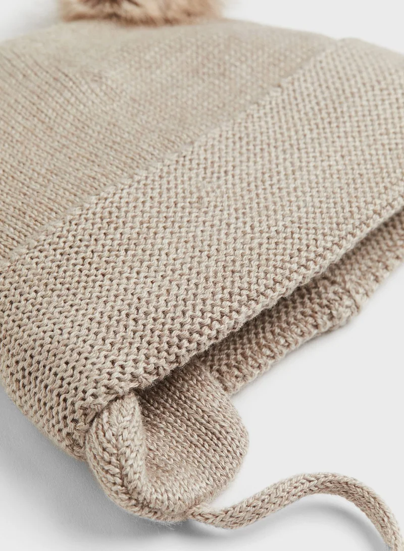 H&M Infant Fleece-Lined Beanie With Earflaps