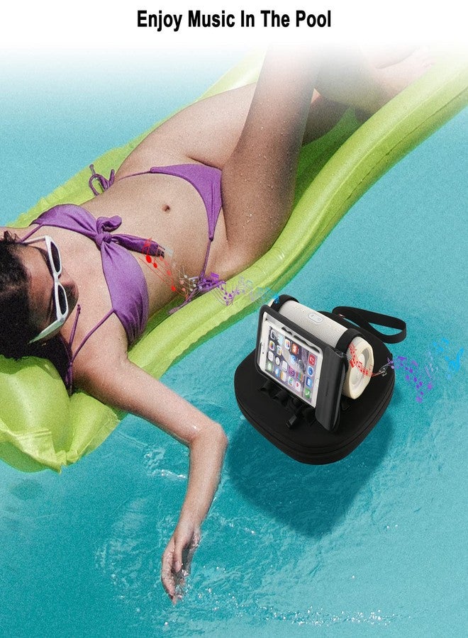 TXEsign Floating Holder for JBL Charge 4/Charge 5/Charge 6/Flip 5/Flip 6/Flip 7 Speaker, Floating Serving Tray Table Speaker Cell Phone Floating Table Float Holder for Beach, Hot Tub and Pool Party - Image 4