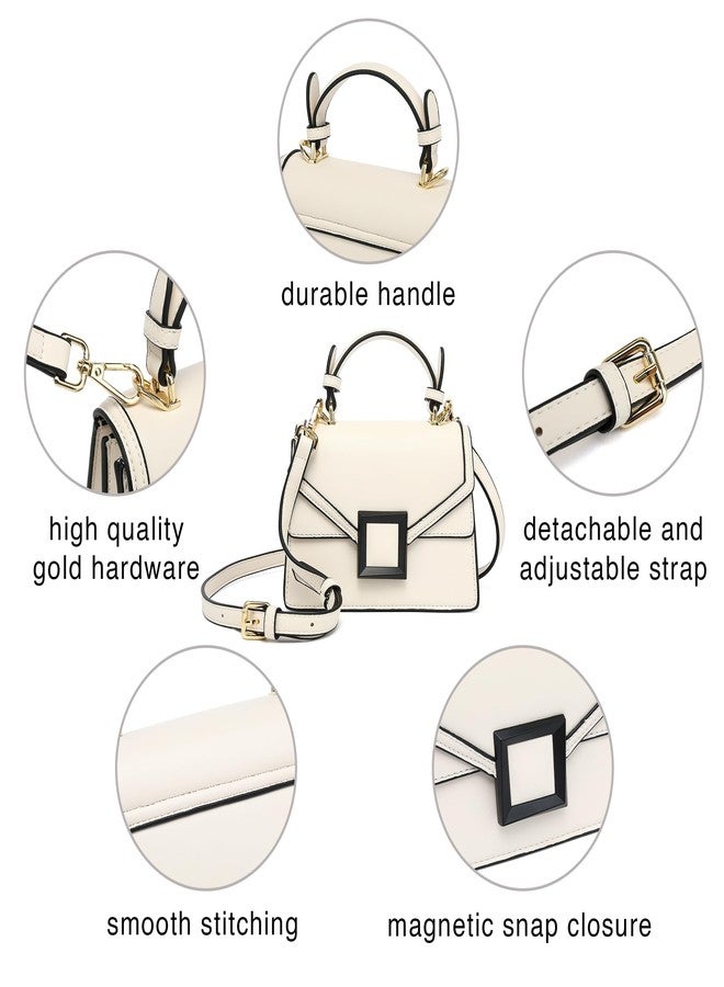 Scarleton Top Handle Purses for Women, Crossbody Bags for Women, Handbags, H208602 - White - Image 5