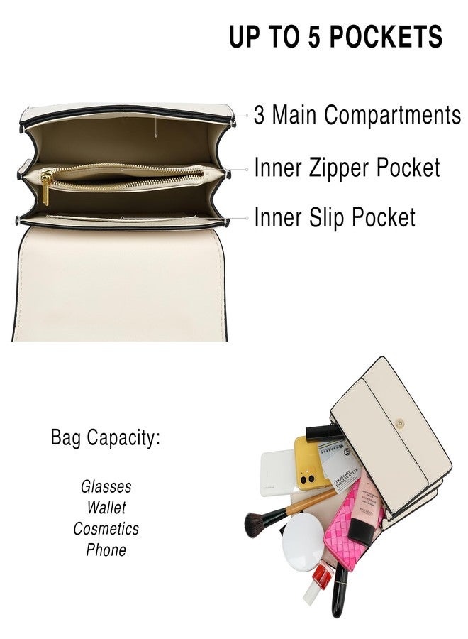 Scarleton Top Handle Purses for Women, Crossbody Bags for Women, Handbags, H208602 - White - Image 4