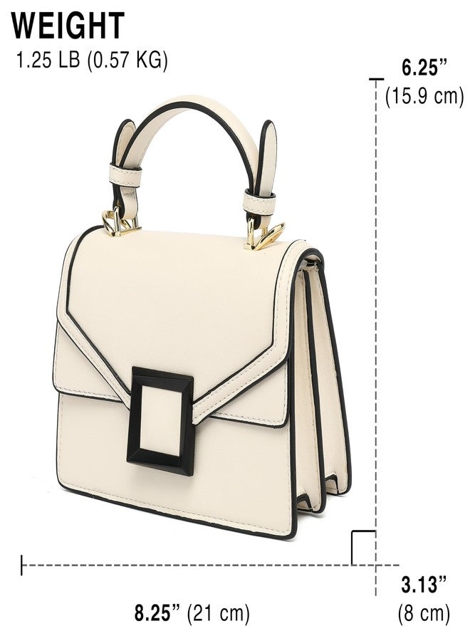 Scarleton Top Handle Purses for Women, Crossbody Bags for Women, Handbags, H208602 - White - Image 3