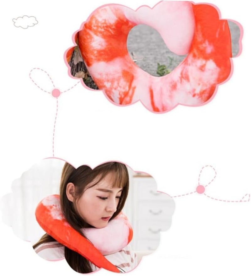 Shrimp Pillow for Travel Neck Cushion Comfortable Pillow for Neck Support Home Office - Image 5