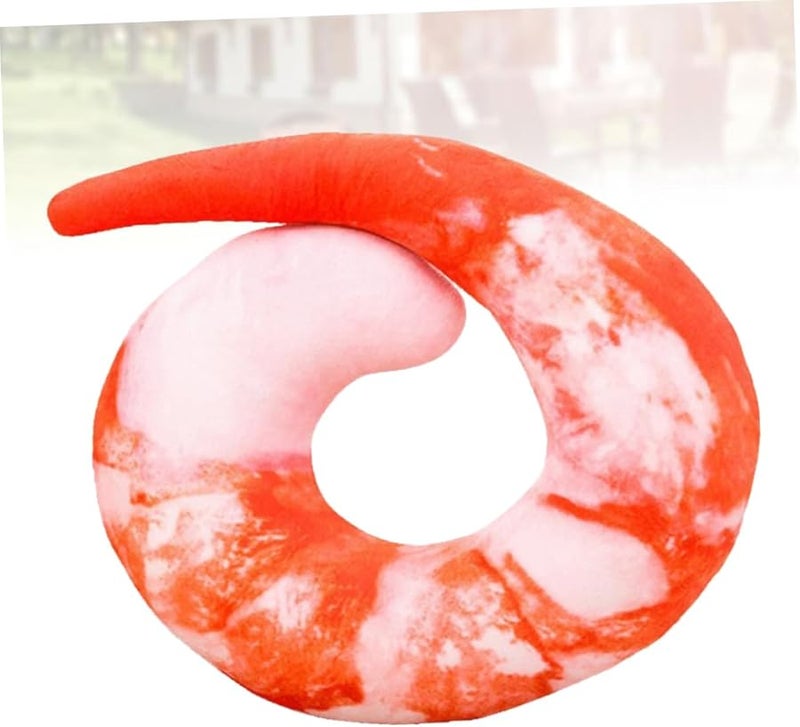 Shrimp Pillow for Travel Neck Cushion Comfortable Pillow for Neck Support Home Office - Image 3