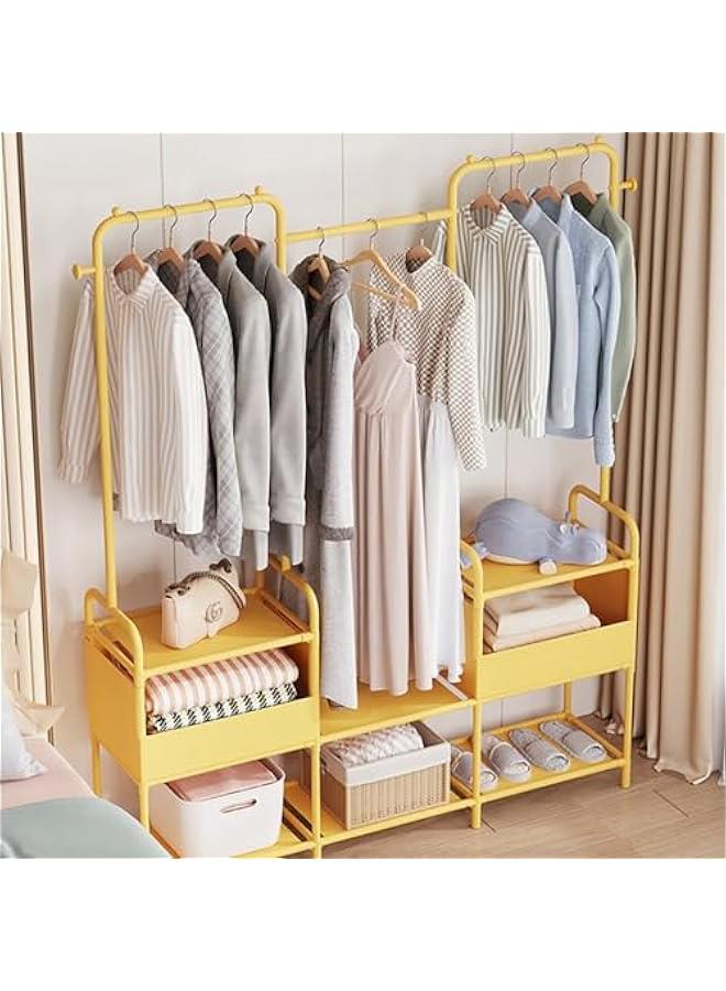 HOOKOR Clothes Rack, Clothing Rack with Storage Bag, Garment Rack, Non-woven Shelves for Shoes, Clothes Rack for Bedroom, Hallway, Entryway (28-04)  - Image 5