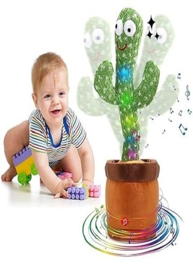 VONITY Dancing, Singing, Mimicking Cactus Toy for Kids - Voice Recording Repeats What You Say - Home Decor Items for Kids - Funny Education Toys for Children Playing - Image 1