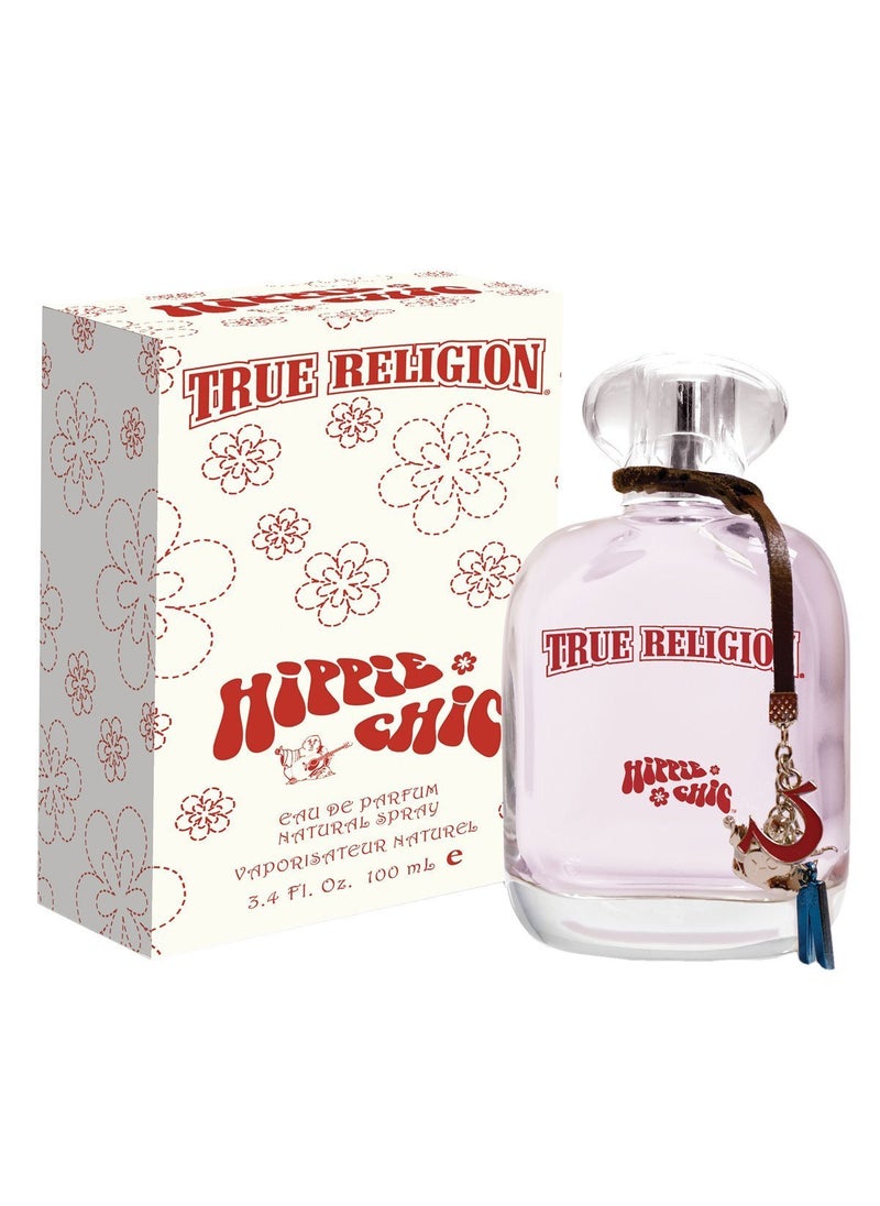 TRUE RELIGION - True Religion Hippie Chic Eau De Parfum Spray for Women, 3.4 Ounce - Image 1