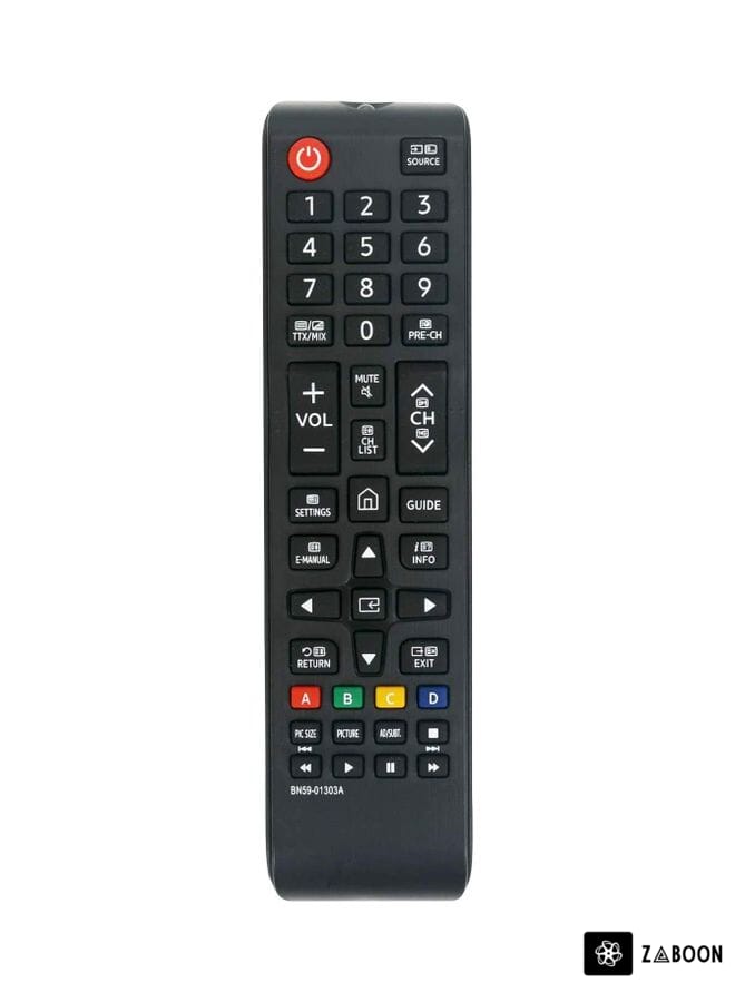 Zaboon Remote Control For Samsung 4K UHD Smart TV Black