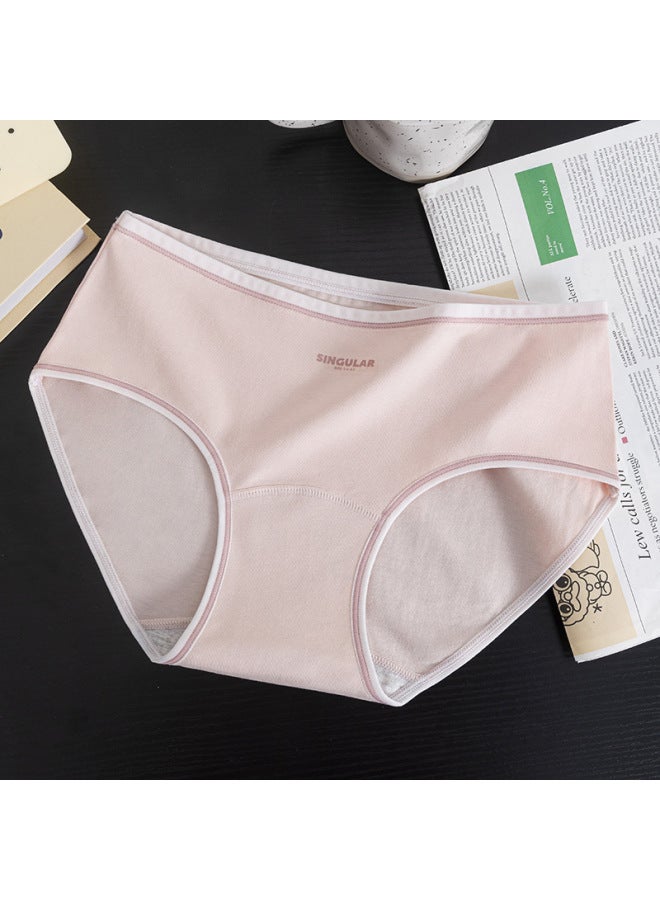 [individually Packaged] 10a Antibacterial Extended Crotch Pure Cotton Underwear For Women, Simple And Cute Cotton Girls Underwear