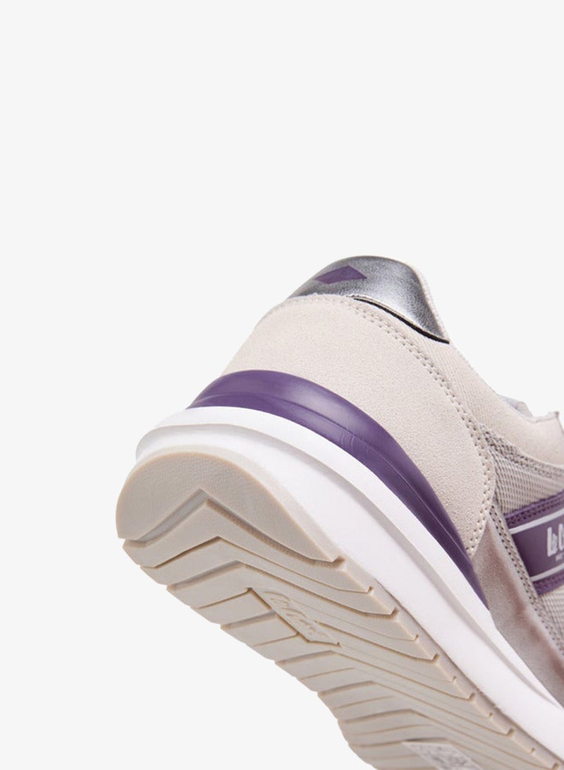 Lee Cooper Women's Logo Print Sneakers with Lace-Up Closure - Image 5