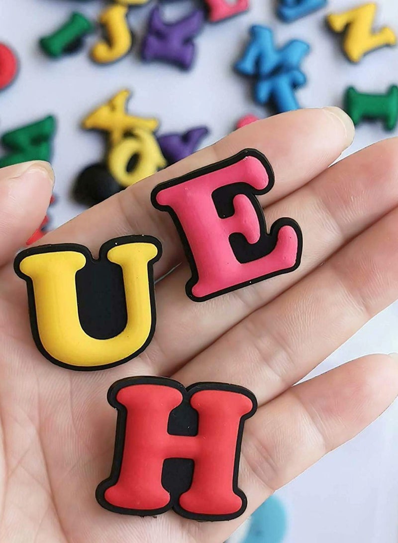 Excefore Shoe Decoration Charms, 26 Pcs Croc Jibbitz Charms for Hole Hole Shoe Buckle Party Favors Charm Bracelet Wristband Decoration for Men Women Kid - Image 4