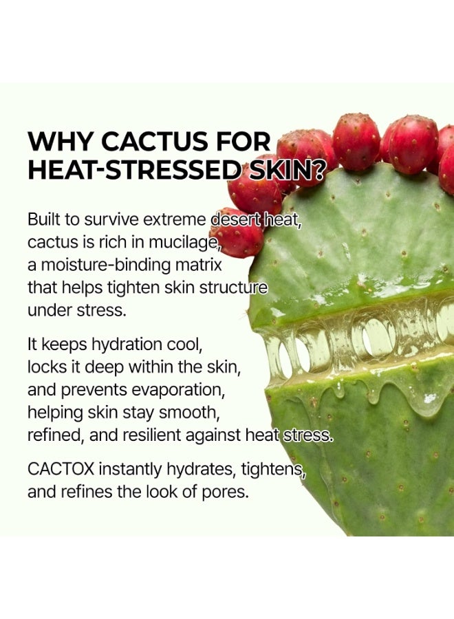Dr.Melaxin Cactox Pore‑Soothing Jelly Essence Spray, Instant Cooling Facial Spray, Hydrating Cactus Extract for Pore Refining & Puffiness Relief, Suitable for Puffy Skin, 80 ml (2.8 fl oz) - Image 5