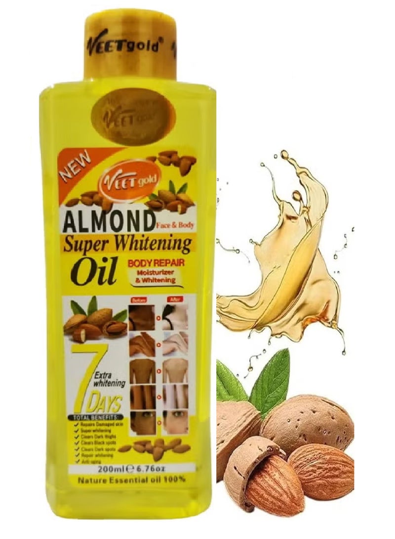 فيت جولد زيت اللوز لتبييض الجسم 200 مل - Image 1