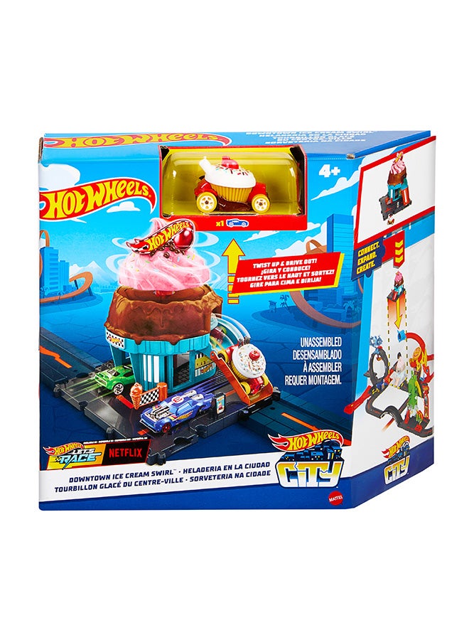 Hot Wheels متجر الآيس كريم في وسط مدينة HW - Image 1