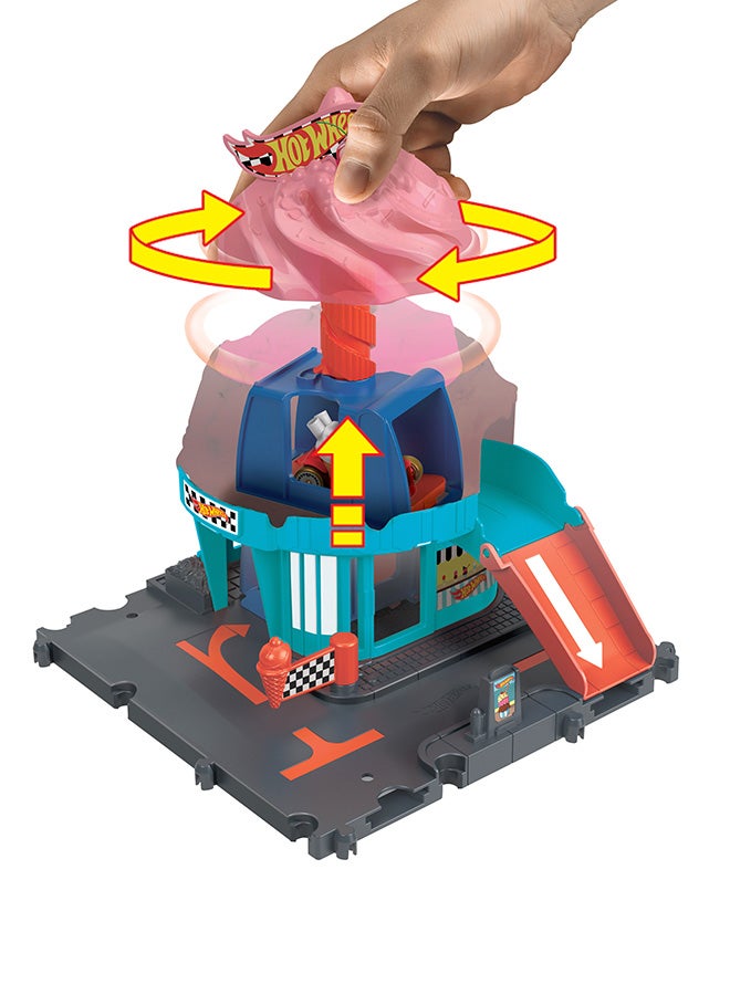 Hot Wheels متجر الآيس كريم في وسط مدينة HW - Image 3