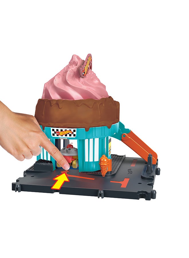 Hot Wheels متجر الآيس كريم في وسط مدينة HW - Image 2
