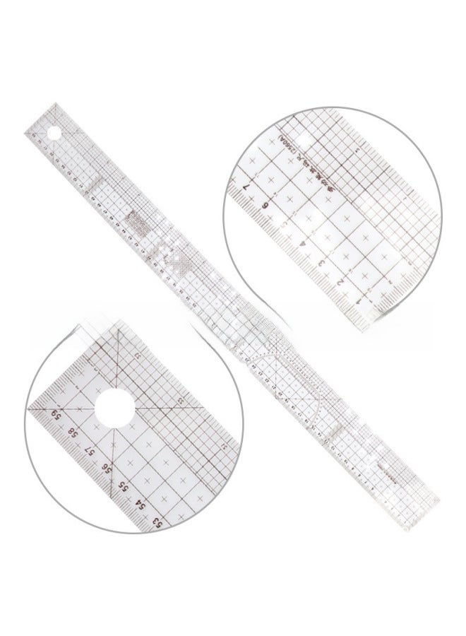 Direct Curve Ruler Button Arc Ruler Clothing Ruler Version Ruler Cutting Ruler Suit Sleeve Cage Ruler Put Yard Ruler Collection - Image 1