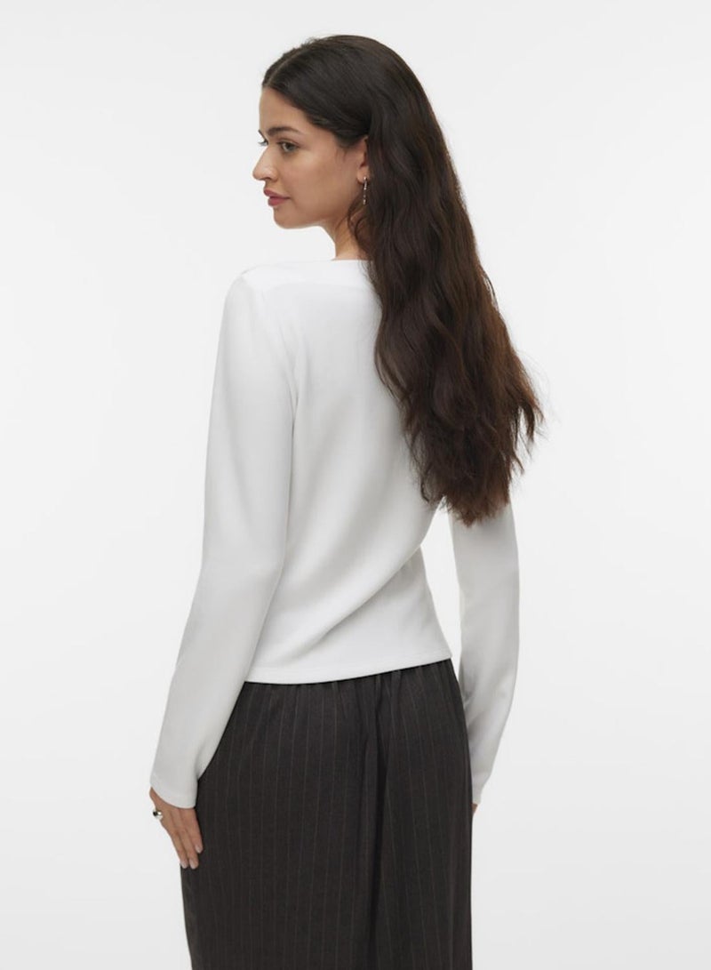 VERO MODA Cropped Knit Top - Image 3