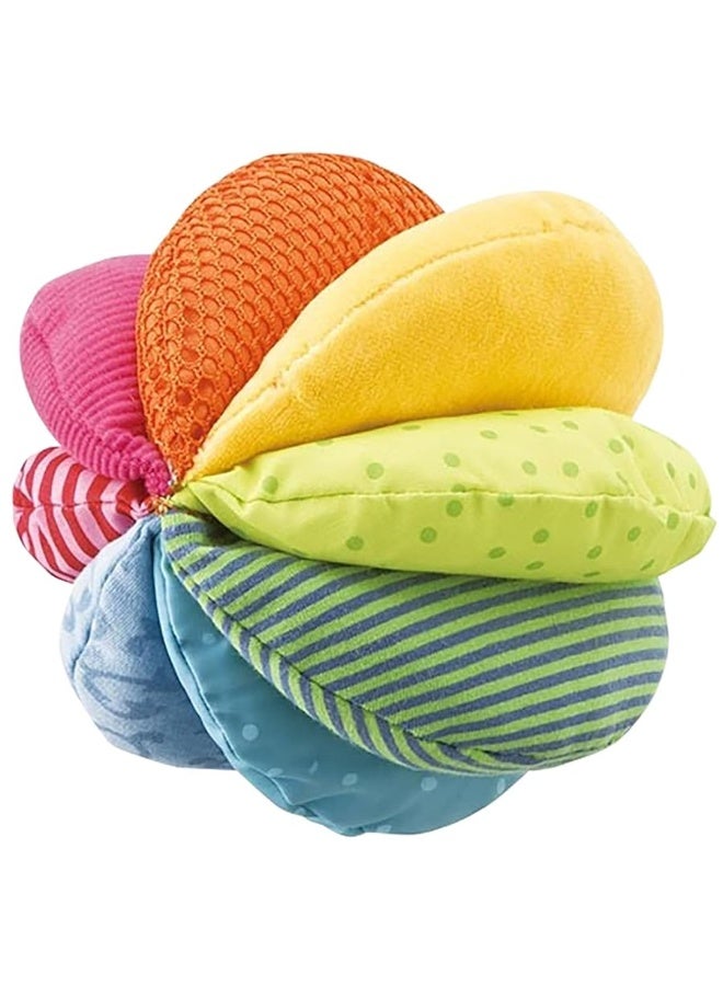 Haba Rainbow Fabric Ball - Machine Washable with 8 Different Sensory Affects - Image 1