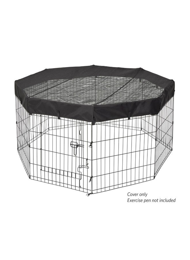 MidWest Homes for Pets MidWest Homes for Pets Octagon Exercise Pen Fabric Mesh Top - Image 2