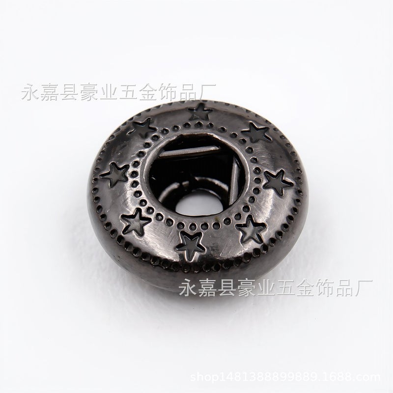 Snap Buttons 15mm 4 Colors Metal Press Studs for Jacket Bag Wallet DIY Craft Sewing - Image 3