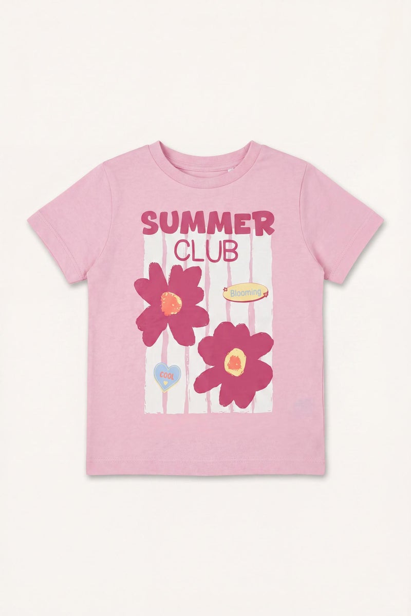 DeFacto Pink BabyGirl Baby Girl Floral 2 Piece Set Casual - Image 3