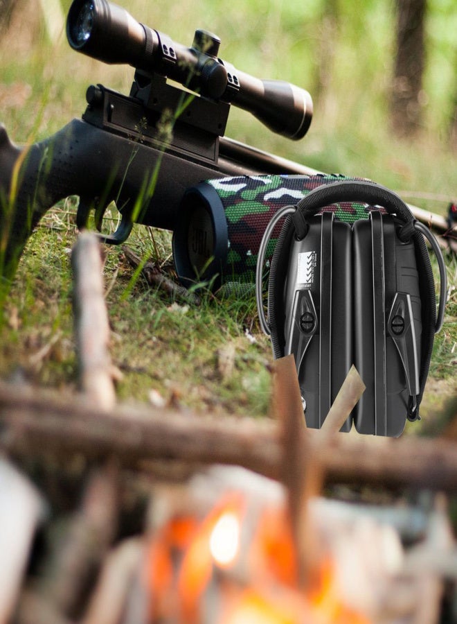Electronic Folding Ear Protector Anti-Noise Earmuffs for Shooting Hu nting - Image 3