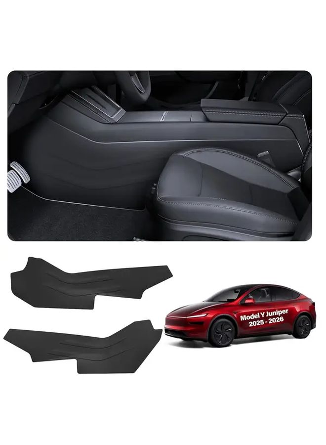Enhanced Side Kick Pads For Tesla Model 3 2024 2026 All Weather Protection Scratch And Dust Resistant Interior Accessories Set Of 2 - Image 1