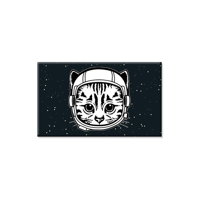 Space Cat Refrigerator Magnet 3 x 2