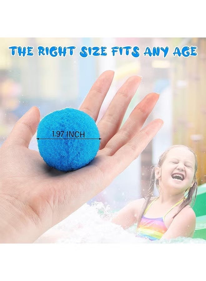 واي جيه 20 كرة ماء قابلة لإعادة الاستخدام للألعاب الخارجية، كريات ماء للأطفال والمراهقين من الذكور والإناث، كريات للأنشطة الصيفية في المسبح والفناء الخلفي - Image 2
