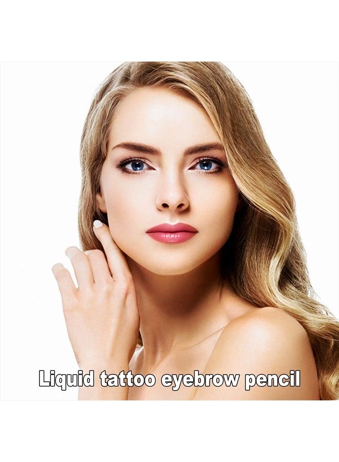 Boobeen Waterproof Eyebrow Pen - Microblading Eyebrow Pencil with a Micro-Fork Tip Applicator - Creates Natural Looking Brows Makeup Effortlessly - Image 3