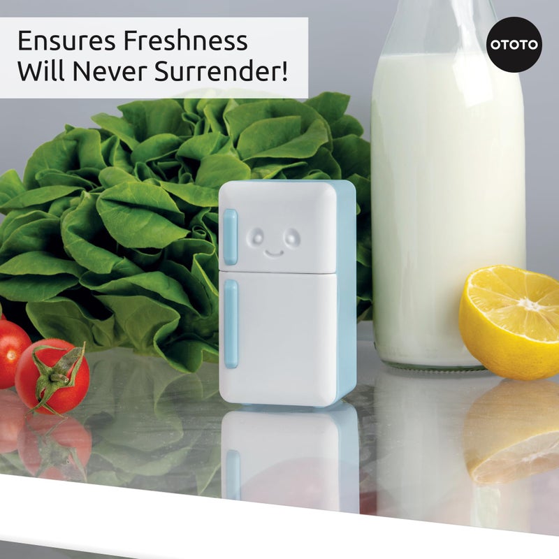 OTOTO Fridge Deodorizer - Refrigerator Deodorizer, Baking Soda Odor Absorber, Cute Kitchen Accessories, Baking Soda Container, Kitchen Gadgets (Fridge) - Image 5