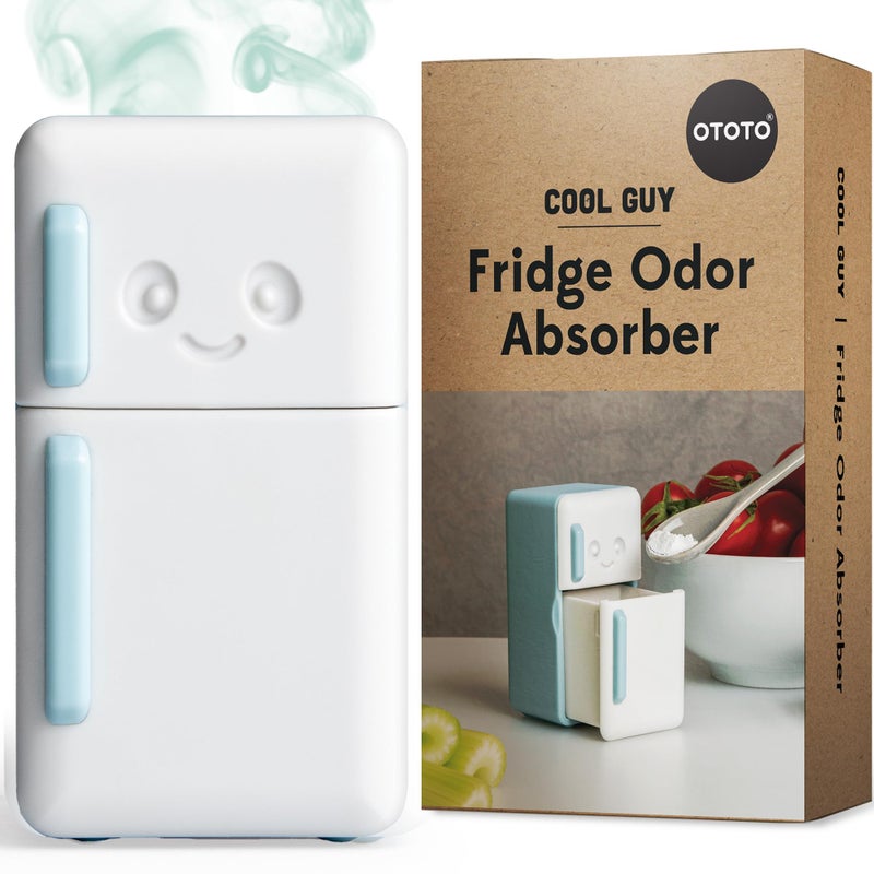 OTOTO Fridge Deodorizer - Refrigerator Deodorizer, Baking Soda Odor Absorber, Cute Kitchen Accessories, Baking Soda Container, Kitchen Gadgets (Fridge) - Image 1