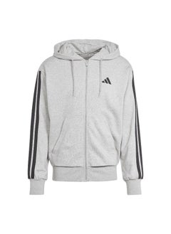 Adidas adidas essentials three stripes french terry fullzip men hooded track top  - Image 1