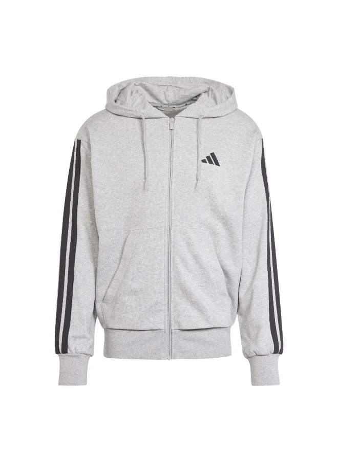 اديداس Adidas M 3S Ft Fz Hd Grey Training Track Tops For Men XS