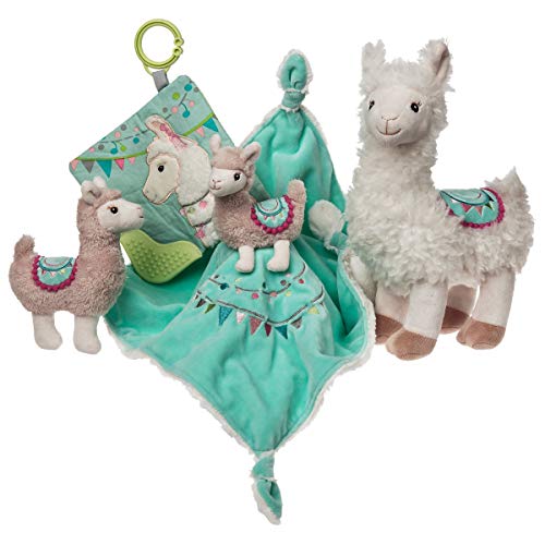 Mary Meyer Baby Lily Llama Character Blanket 13"x13" - Image 2