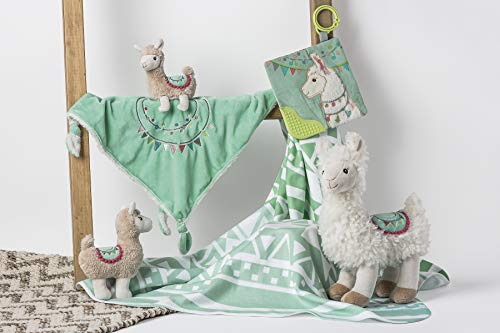 Mary Meyer Baby Lily Llama Character Blanket 13"x13" - Image 3