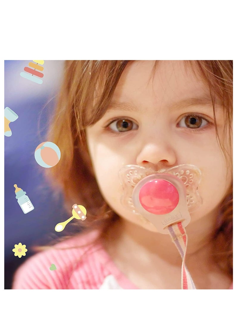 Pacifier 4 Pieces CARE AND SMILE Silicone Clips Holders Silicone Adapter Rings Holder Baby Rings Baby Dummy Pacifier Holder for Baby Pacifiers transparent - pzsku/ZE4428F632856D4F21A79Z/45/_/1739184830/3784669f-8260-4cab-b238-ce3ae68702ae