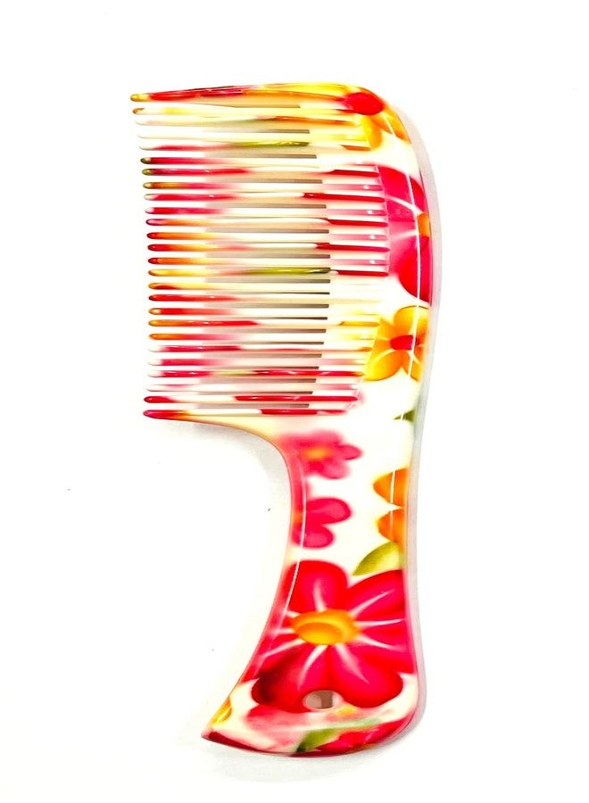 Maple Premium Dressing Detangling Printed Handle Hair Comb Combo Set Italy Comb for Men,Women (Multicolour), Imported, Pack of 3 - Image 3