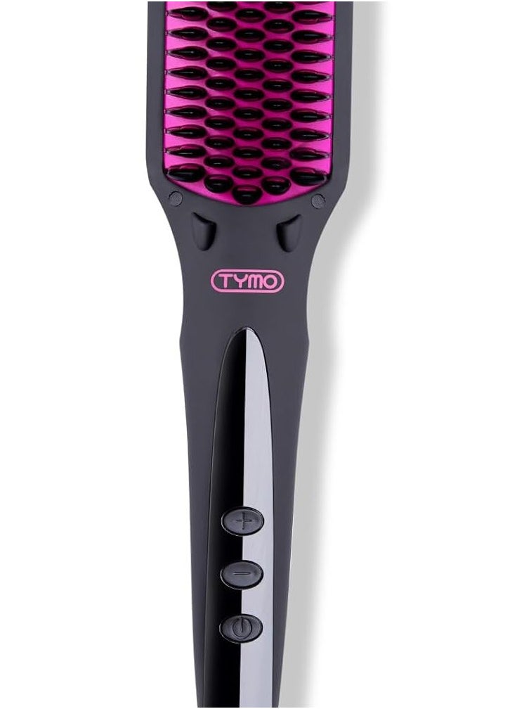 TYMO - TYMO One-Step Hair Straightening Brush with Negative Ions, Ceramic Heating, 16 Temperature Settings, LCD Display, and Anti-Scald Safety Design for All Ages - Image 1