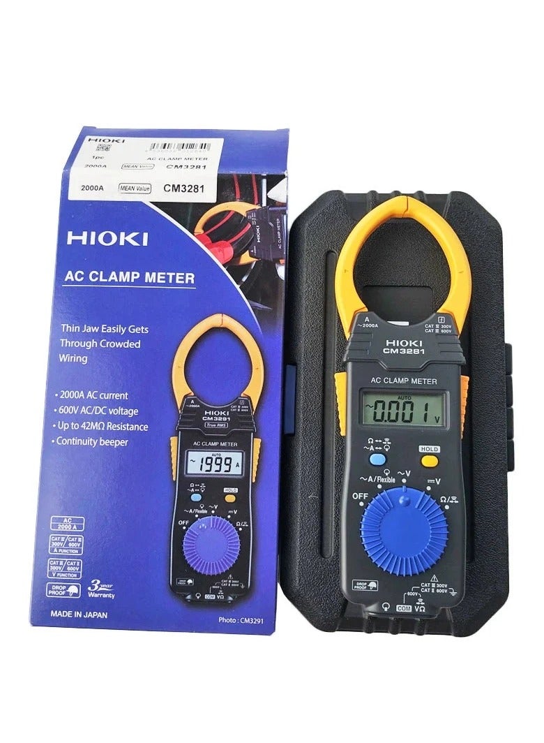 Hioki CM3281 AC Clamp Meter (2000A) - Image 2