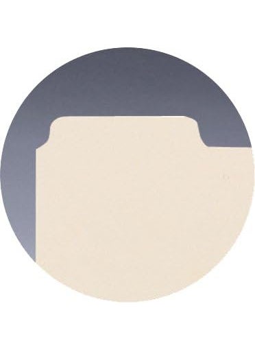 Smead Smead Card Guide Plain 13Cut Tab Blank 6W x 4H Manila 100 per Box 56030  - Image 2